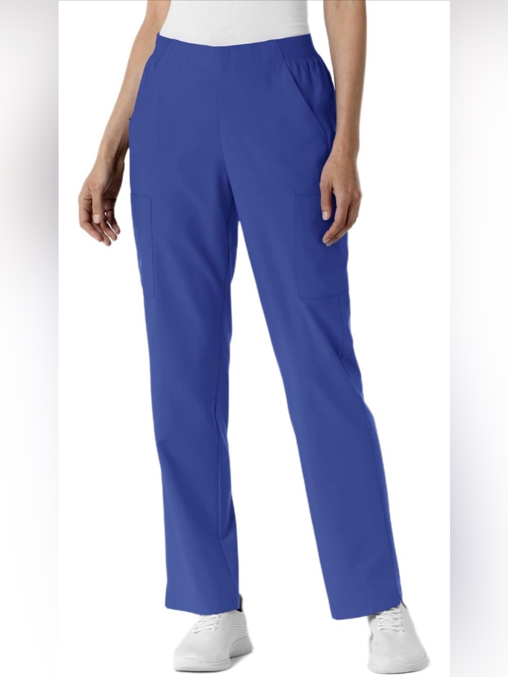 Wink Straight-Leg Scrub Pants in Cobalt Blue